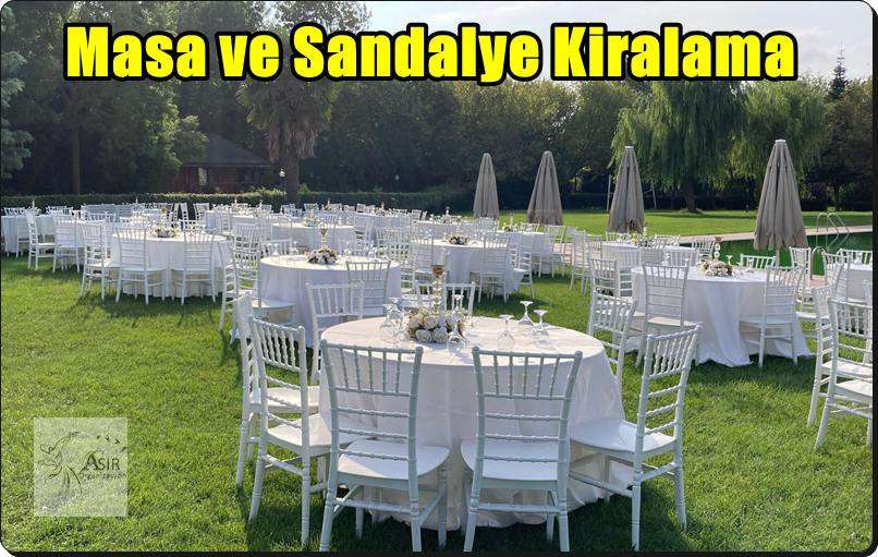 Masa Sandalye Kiralama Masa Sandalye Kiralama