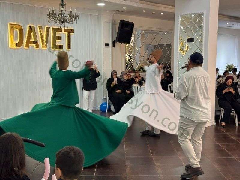 Lara Davet Salonunda Semazen Ekibi Kiralama Hizmetimiz