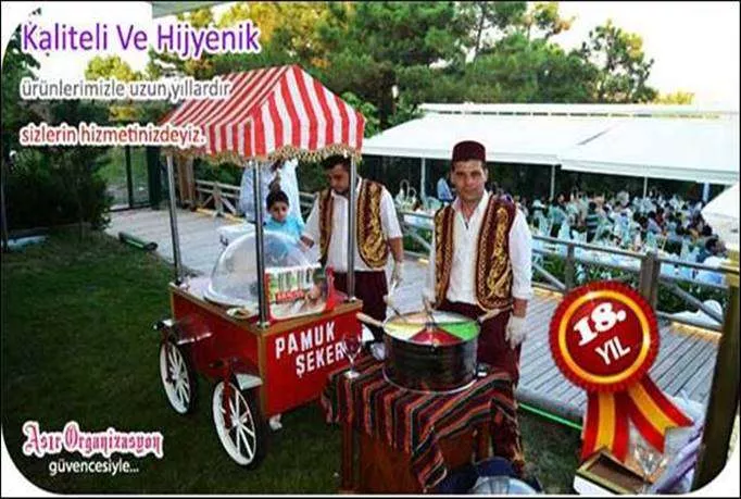 pop corn arabası kiralama